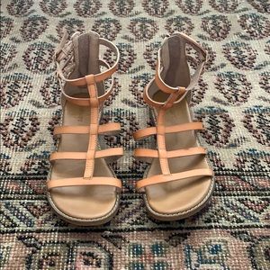 Old Navy Zip Back Gladiator Sandals